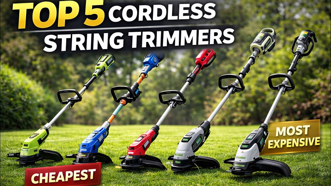TOP 5 Cordless String Trimmers (Amazon) | Best Value vs Best Pro Pick