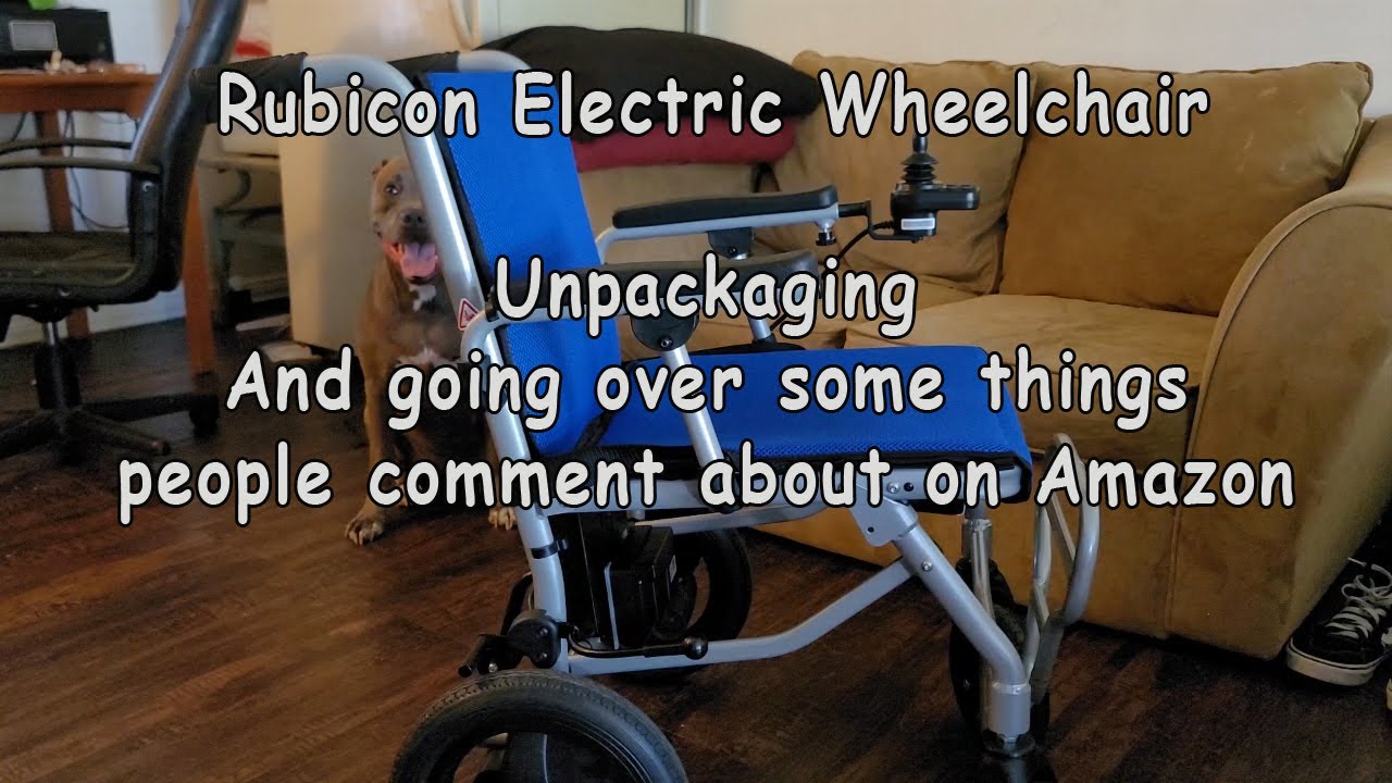 Rubicon DX 04 Electric Wheelchair - Unboxing from Amazon