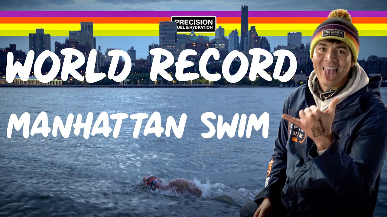 Manhattan Island Swim World Record: How Andy Donaldson fueled 45.9km