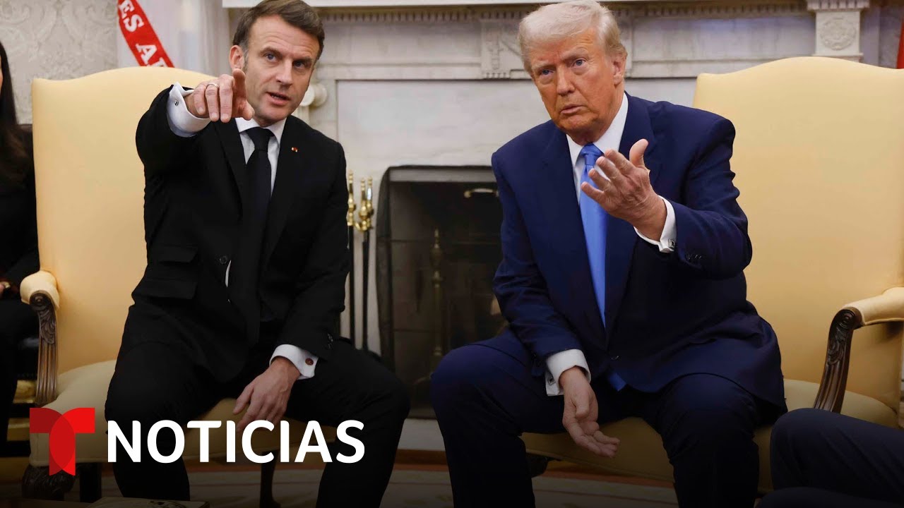 Trump y Macron se reúnen en la Casa Blanca