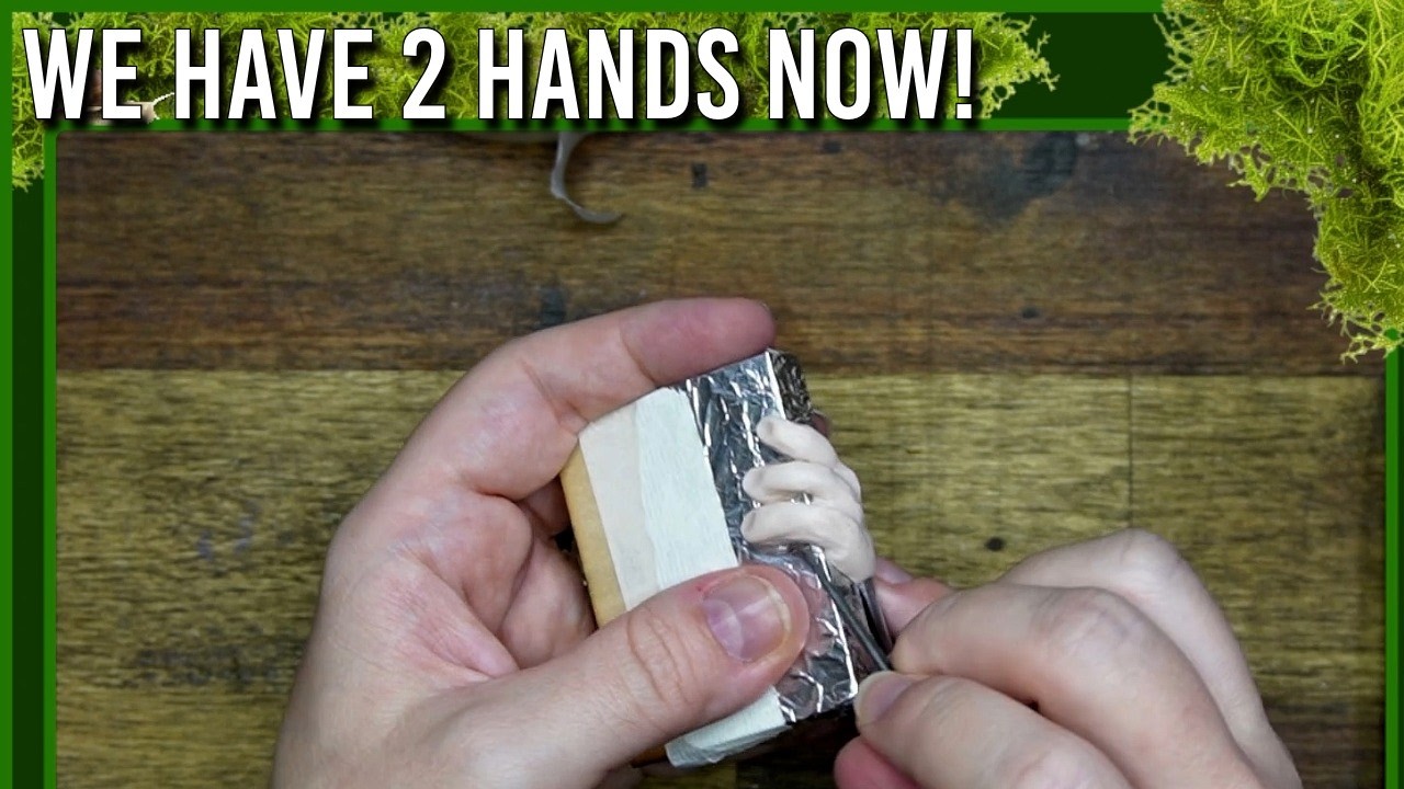 E12 - Making another hand!🌿