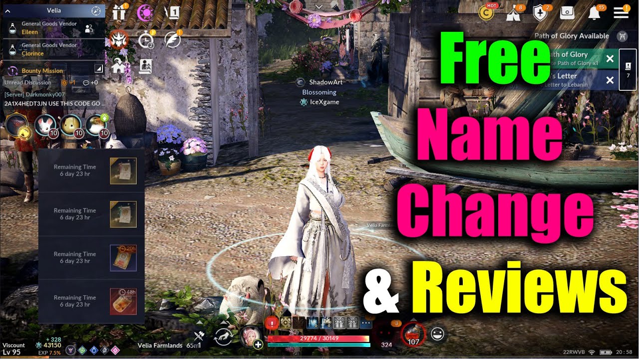 Black Desert Mobile: бесплатный купон на смену имени и отзывы