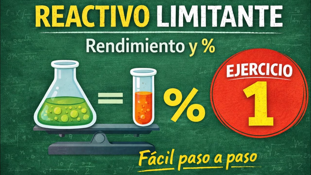 Reactivo limitante. Reactivo en exceso. Rendimiento teórico. Rendimiento real. Porcentaje de R