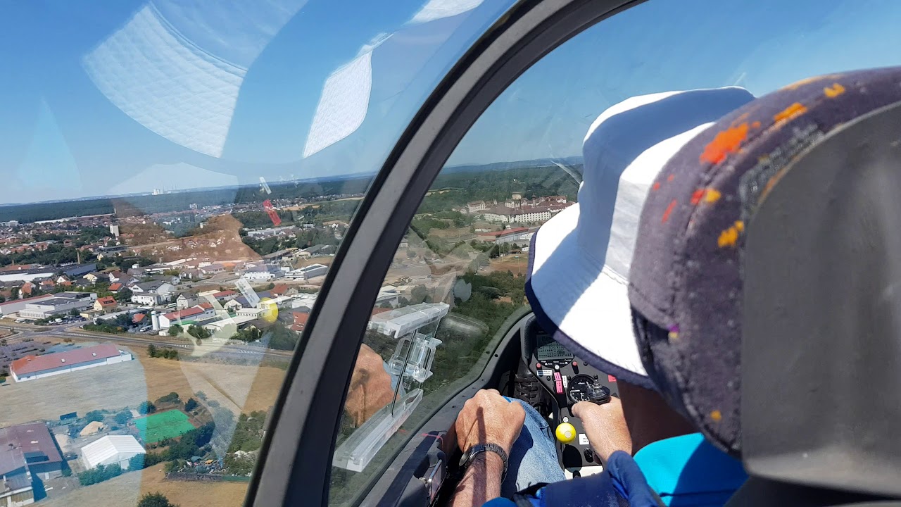 Segelflug Endanflug und Landung Babenhausen