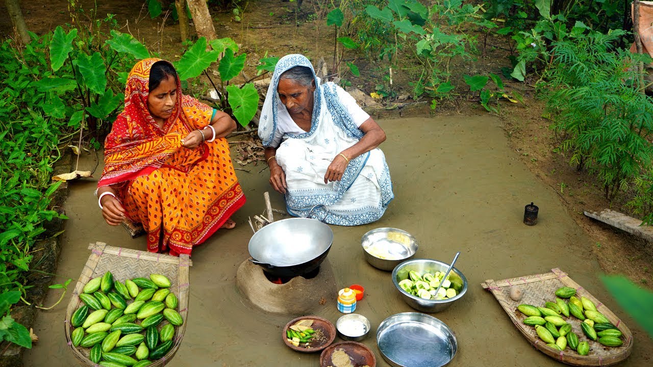 CHAL POTOL (Pointed Gourd) Bangali Puja Special Recipe prepared by our Grandmother