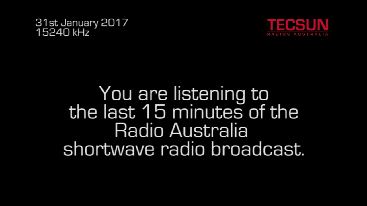 Radio Australia Final Transmission