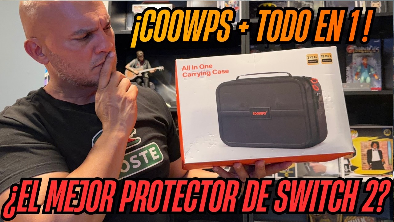¡POR FIN! El protector DEFINITIVO para Switch 2 de COOWPS: ¿Realmente es indestructible?