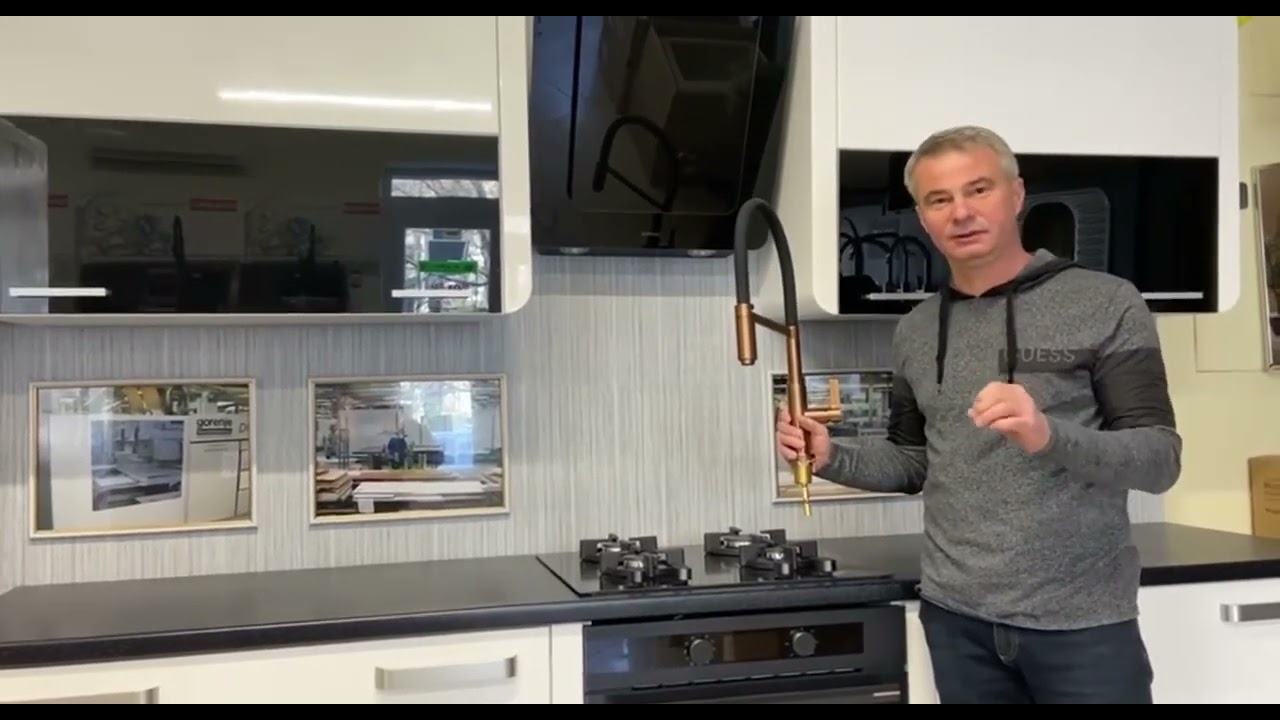 TEKA INFINITY вбудована техніка в мідному кольорі та змішувач COLOS 7003 C copper HELIKA. Послуга