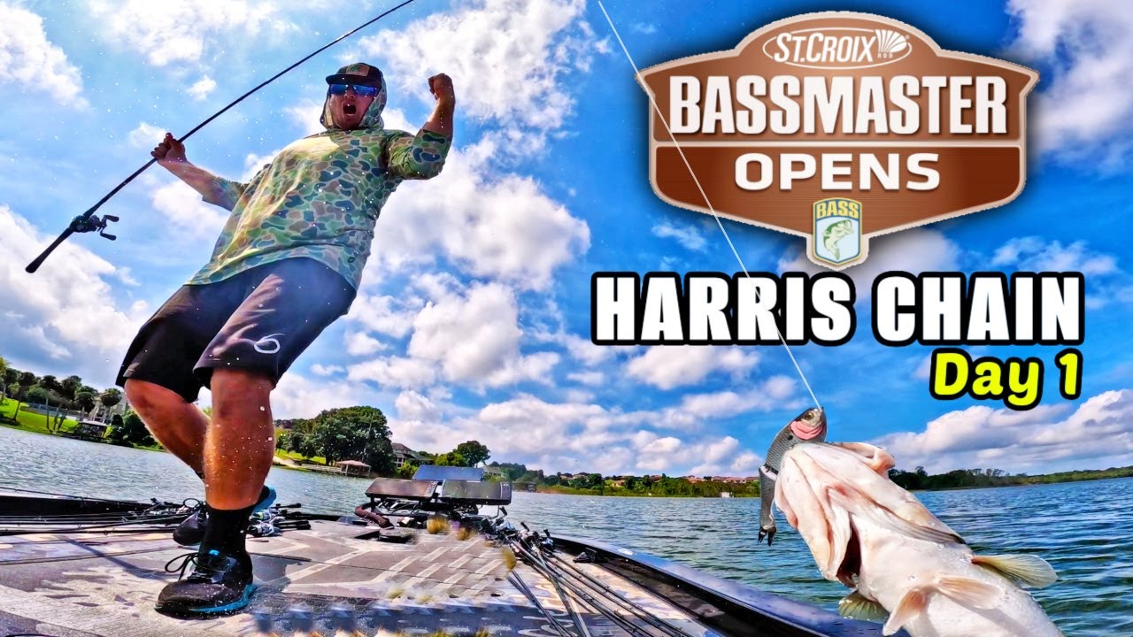 UNBELIEVABLE Day Sends Me to the Top of the Leaderboard!! (Bassmaster Open Harris Chain)