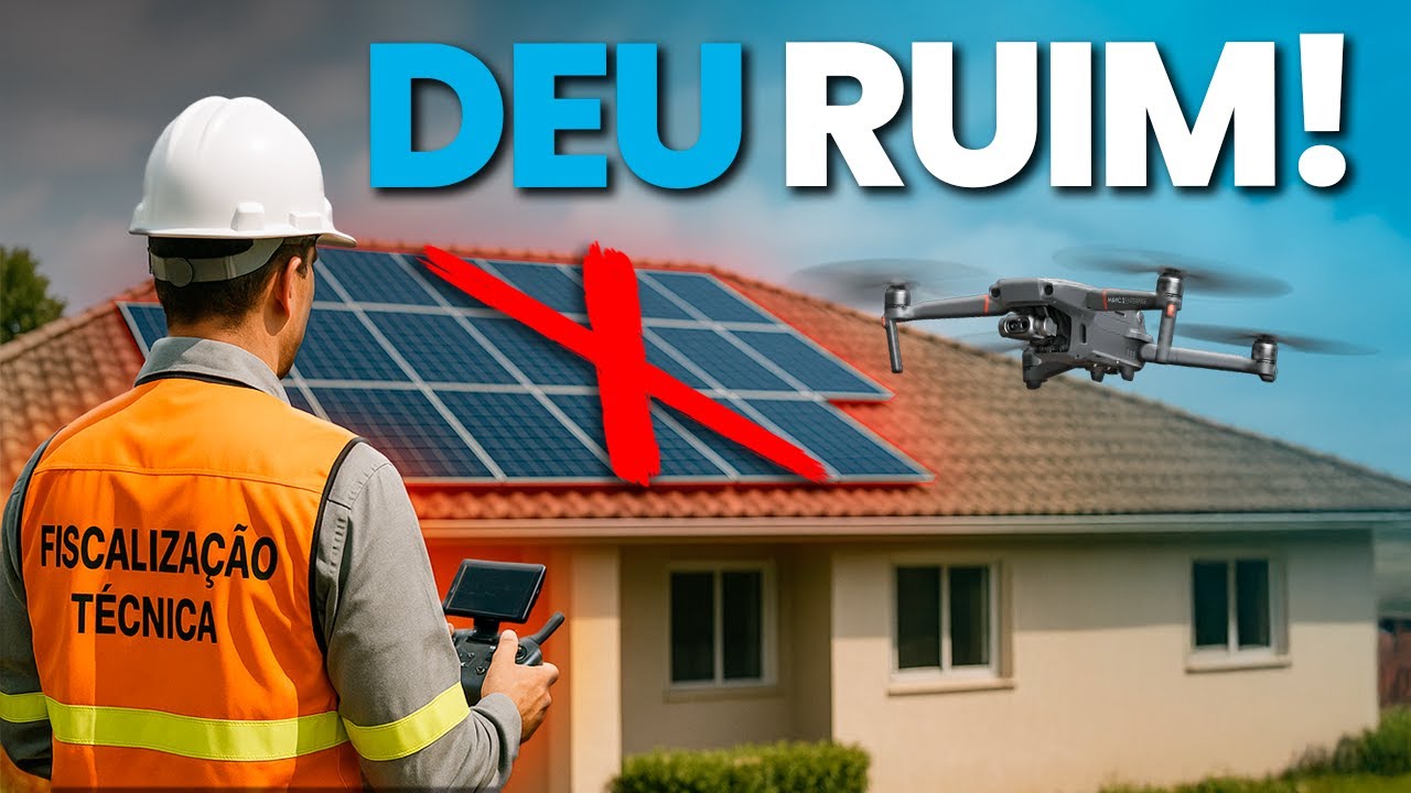 Instalou mais PLACAS SOLARES sem avisar? A FISCALIZA&Ccedil;&Atilde;O chegou!