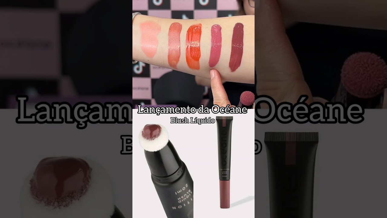 Blush Líquido Multifuncional Océane. Cupom: EUTODEMAKE 