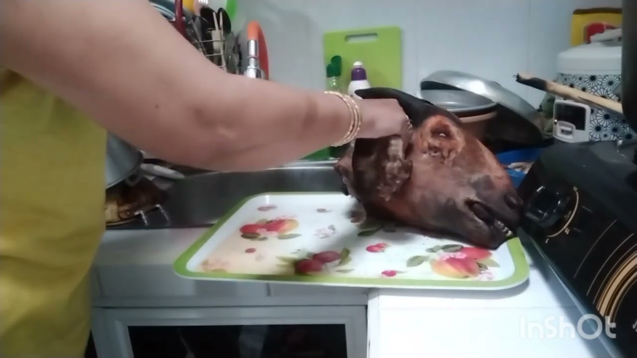 TUTORIAL MEMASAK KEPALA KAMBING SMPAI JDI MASAKAN YG SNGAT LEZAT👍👍