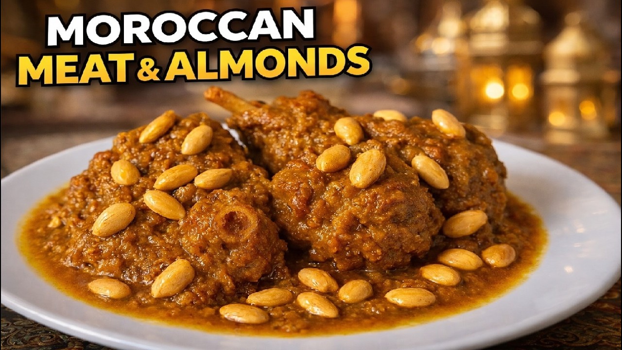 Moroccan Braised Meat with Almonds | Luxury Wedding Recipe