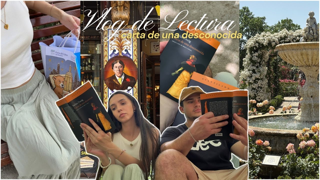 Vlog de lectura — Leyendo Carta de una desconocida, feria del libro y nuestras compras