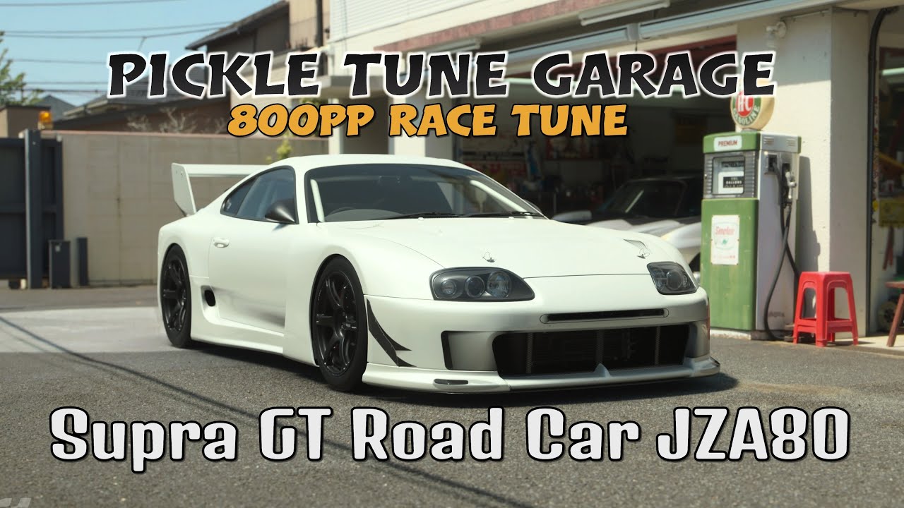GT7 Build & Tune Garage | Toyota Supra GT Road Car JZA80  | 800PP Tune (Spec III Power Pack)