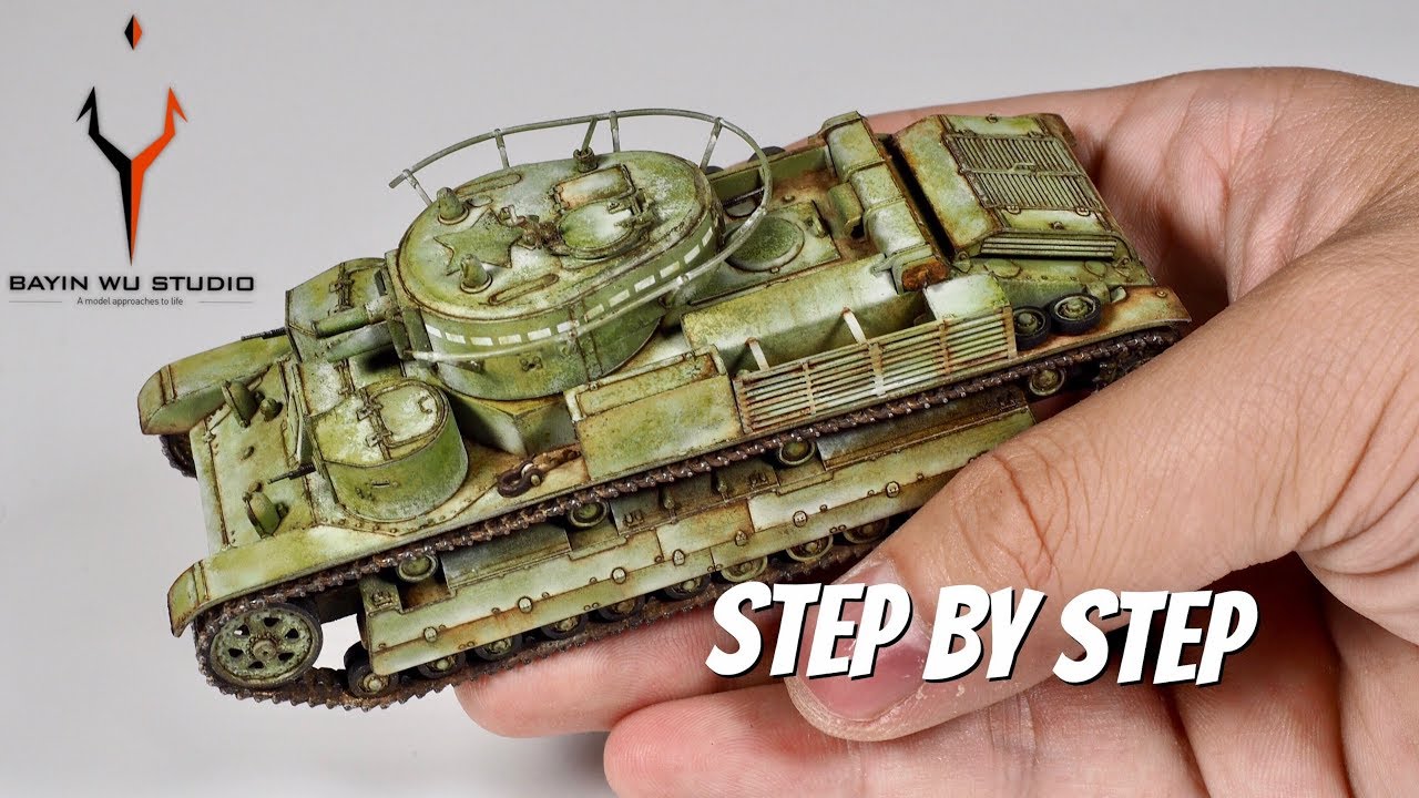 Tutorial: 1/72 T28 multi turret tank