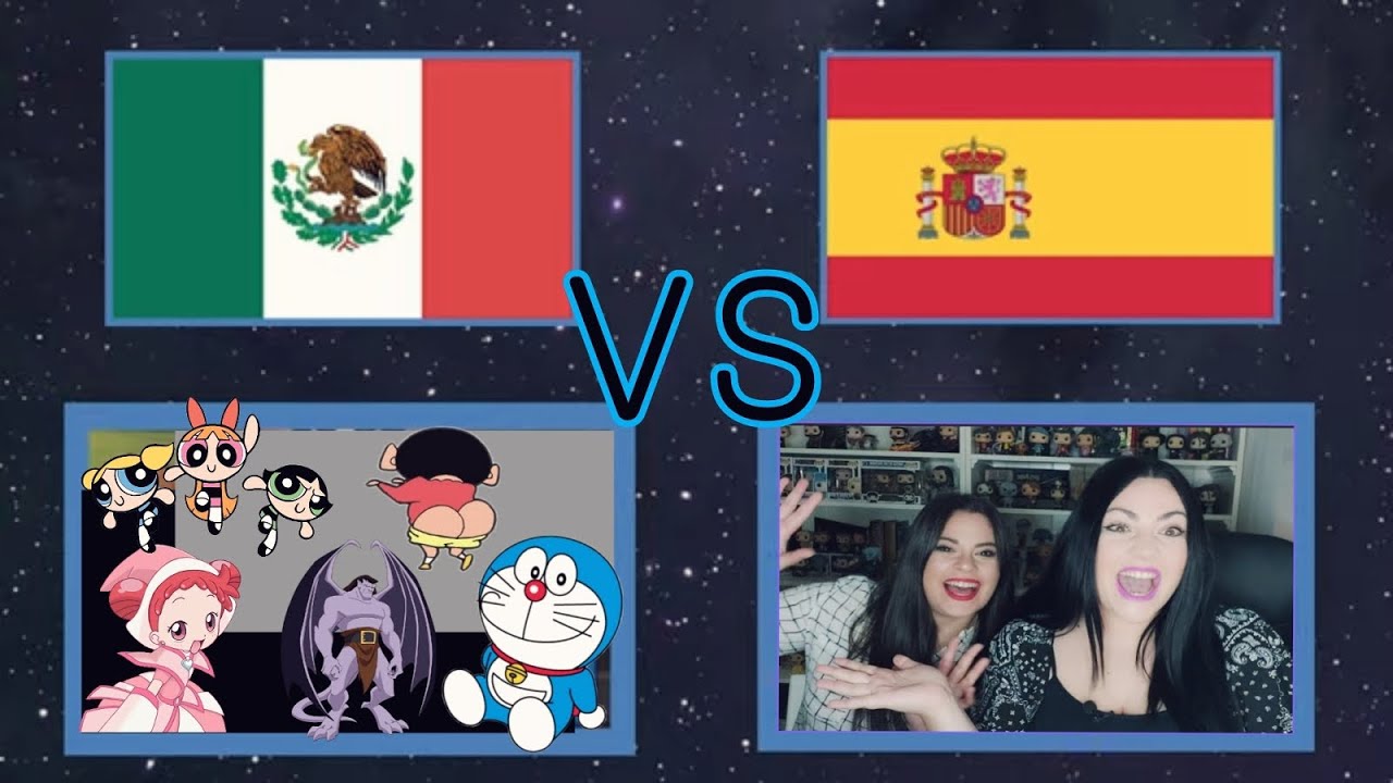 Españolas reaccionan OPENING DIBUJOS DE LOS 90's : LATINO vs CASTELLANO | comparación de doblajes 🏆