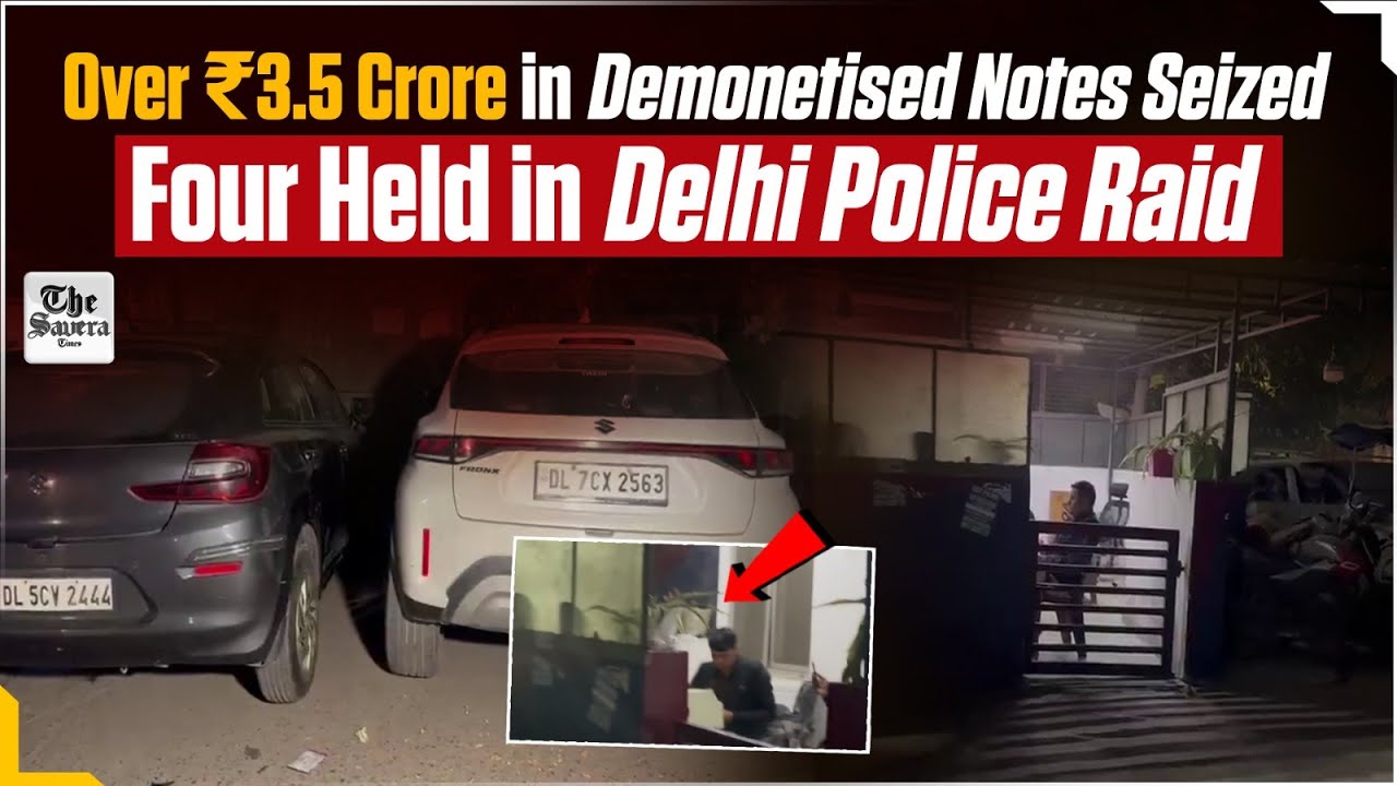 Live | Over ₹3.5 Crore in Demonetised Notes Seized, Four Held in Delhi Police Raid