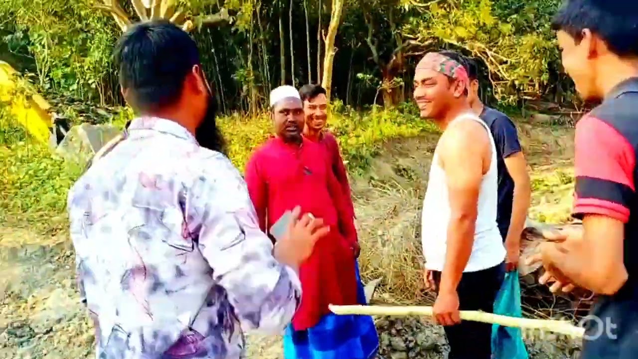 খাল লের ভিতর শুটিং কার্যকলাপ 😁🤨