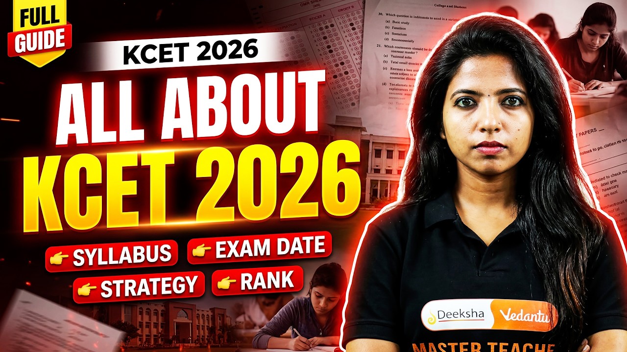 🚨 KCET 2026 Complete Guide | Pattern, Syllabus, Rank Calculation 🔥