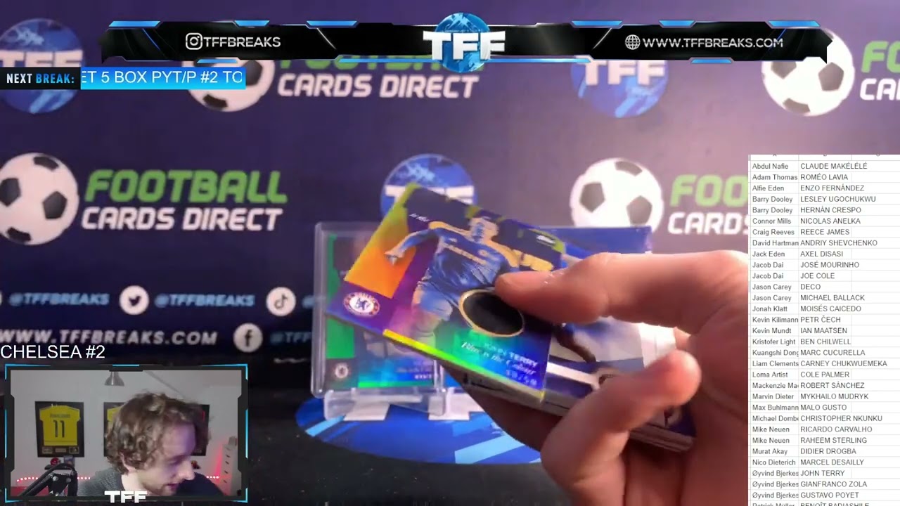 TOPPS CHELSEA FC 23/24 TEAM SET 10 BOX PYP #2