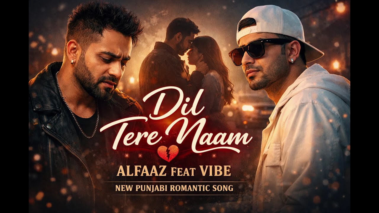 Dil Tere Naam 💔 | New Punjabi Romantic Song 2026 | Alfaaz Feat Vibe