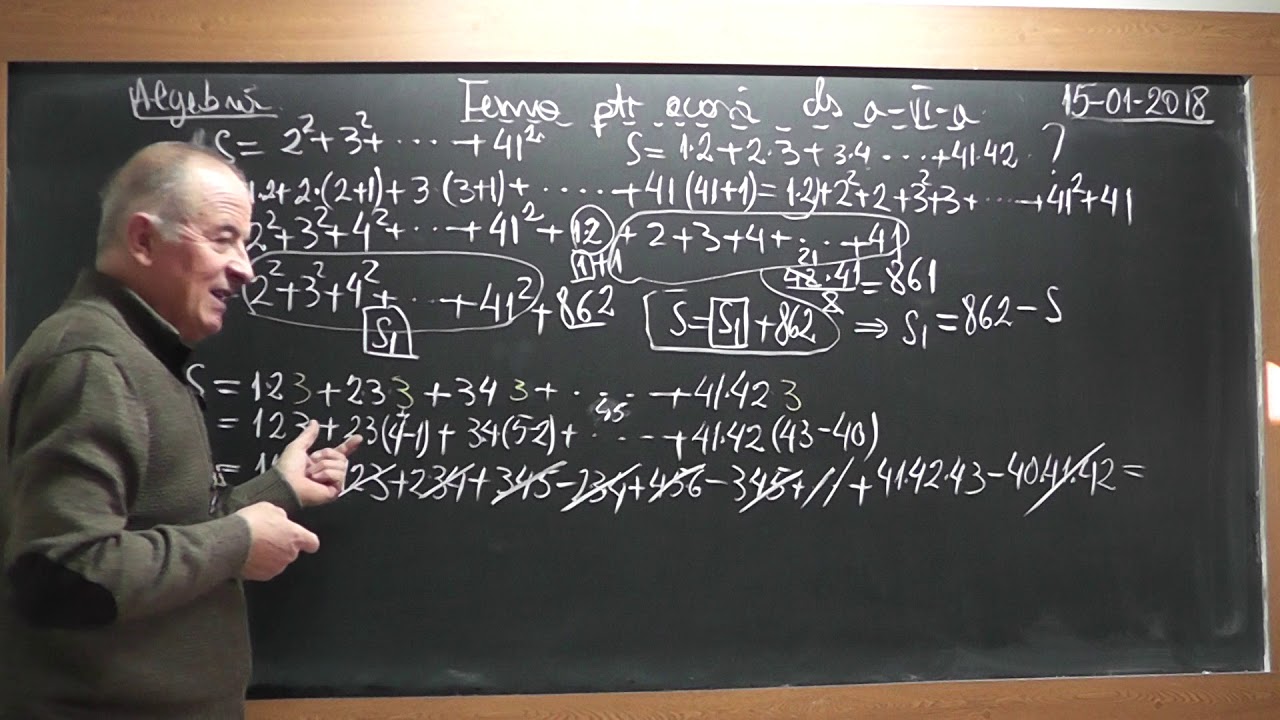 1/3 Lectia 1676 Clasa 6 - Sume speciale | Sume Gauss | Ecuatii in multimea numerelor rationale Q