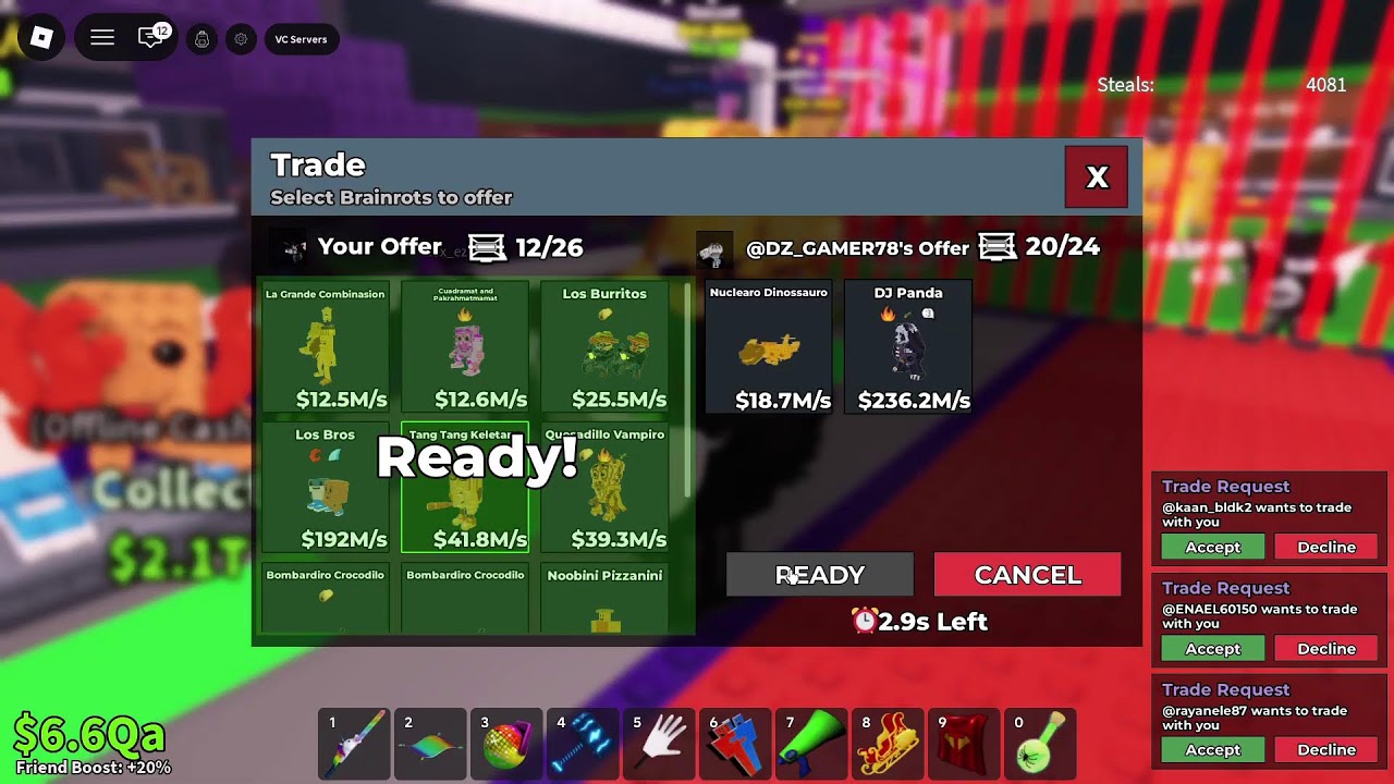 Live trade SAB et PVP FR