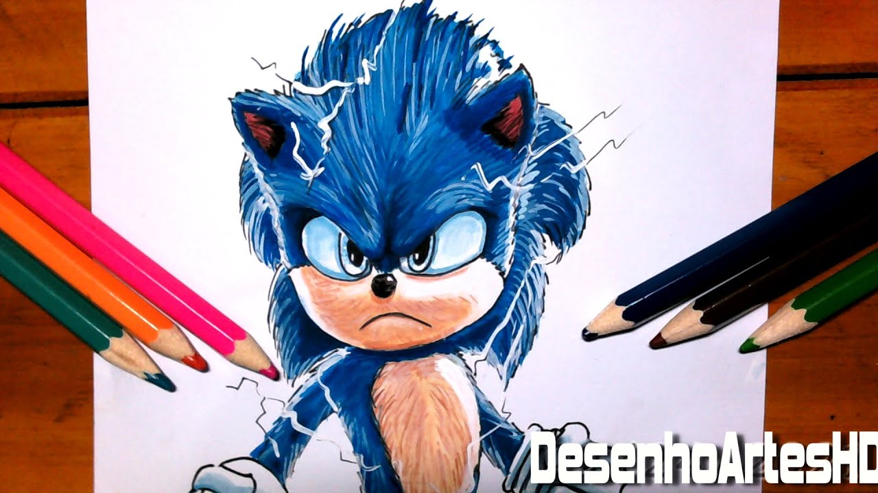 Sonic Power | como DESENHAR FACIL | como DIBUJAR A sonic