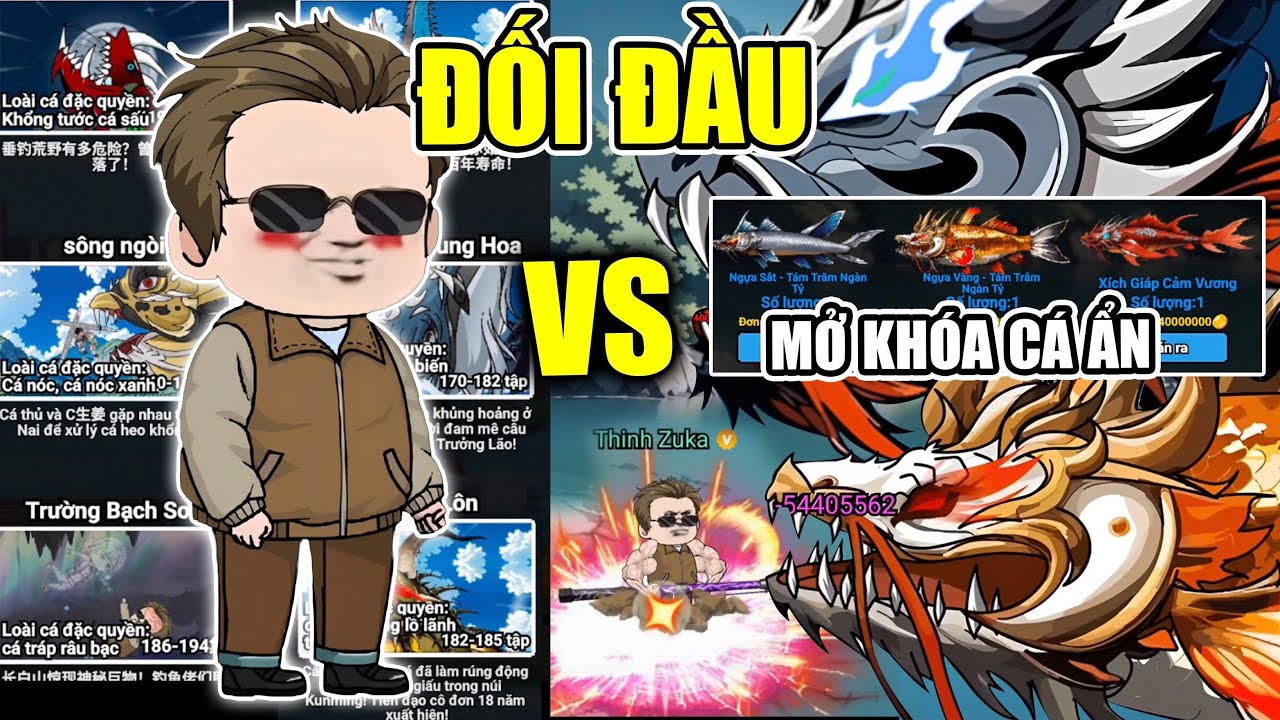 PHÁT HIỆN NHÂN VẬT CÂU BÍ MẬT ĐỐI ĐẦU TẤT CẢ BẢN ĐỒ MỞ KHOÁ 3 CÁ ẨN TRONG CÂU CÁ VẠN CÂN