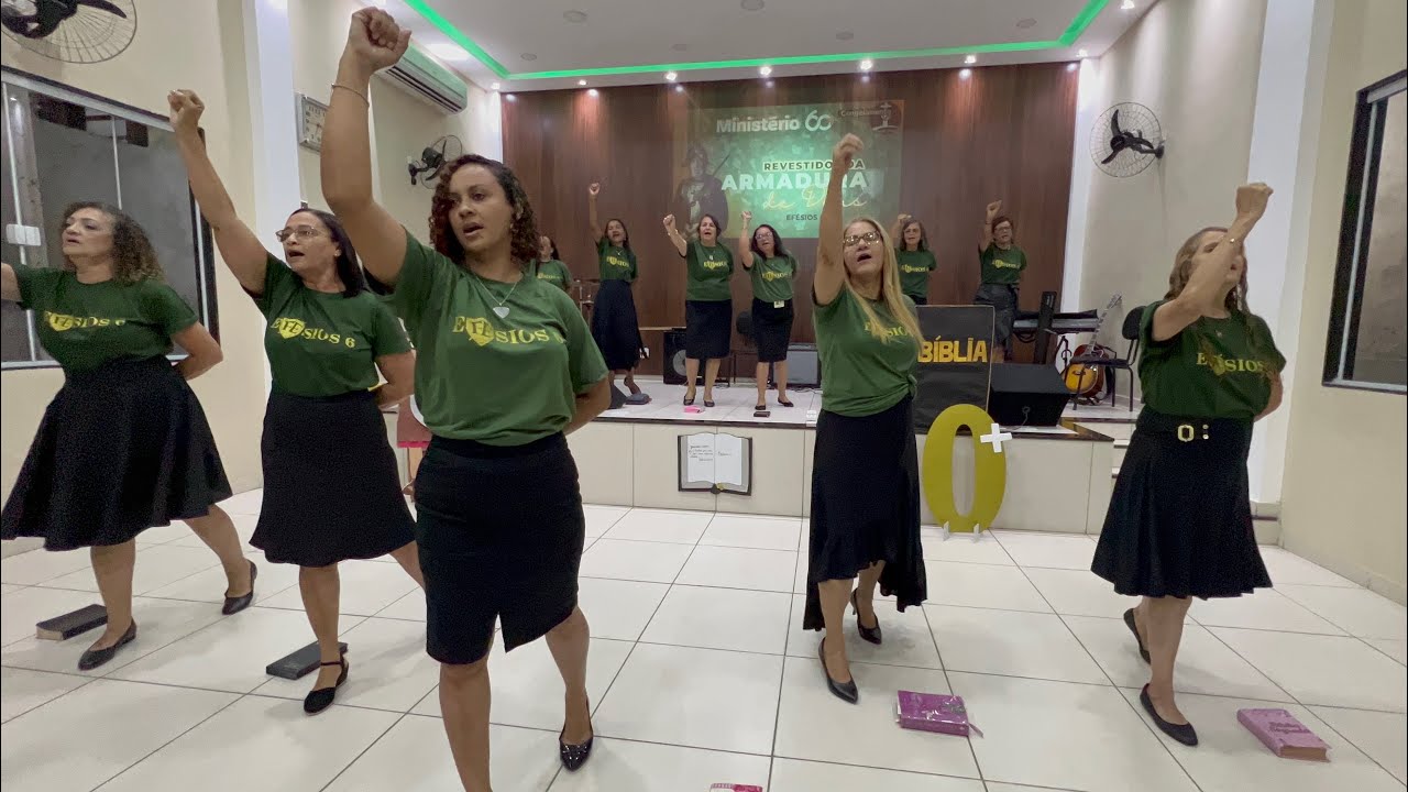 Coreografia Efésios 6 - Culto 60+ 🪖🛡️⚔️
