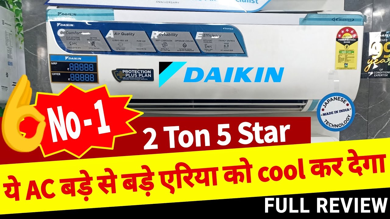 Daikin 1.8 Ton 5 Star Inverter Split AC, FTKM60U ⚡Full Review