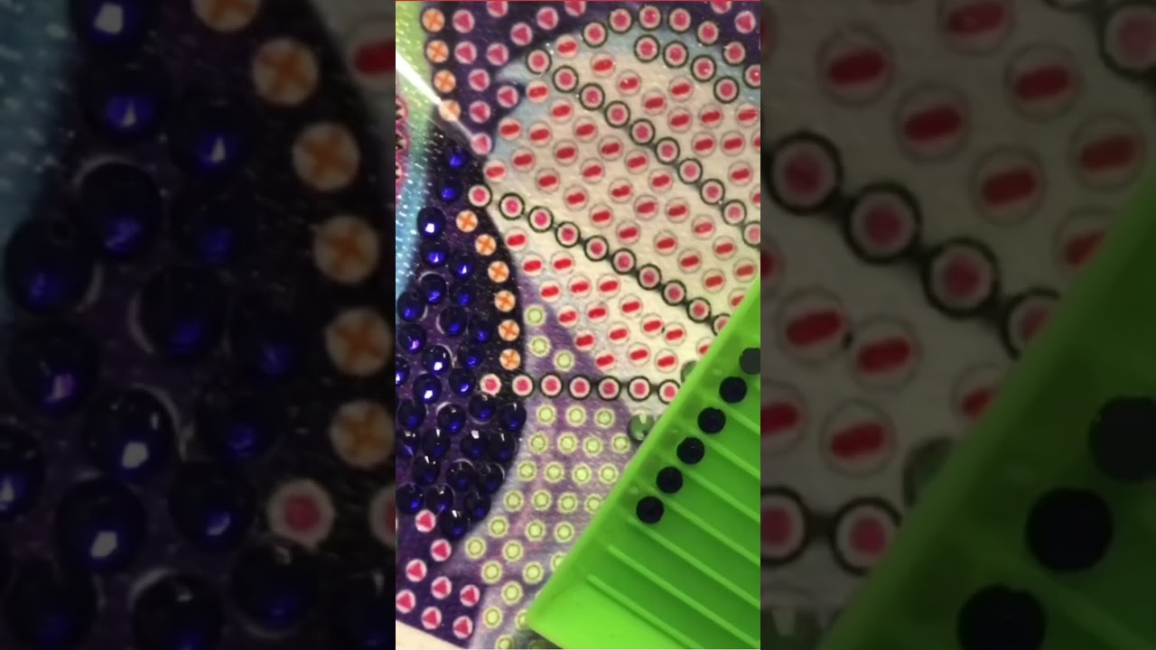 diamond cat painting art asmr 🐱 Part 7 #asmr #diamondpainting #diamondpaintingart