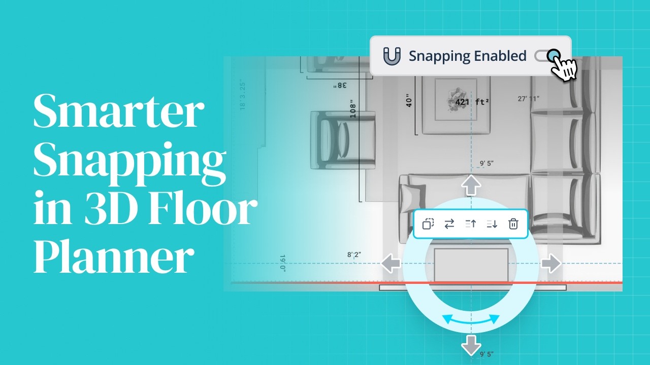 DesignFiles.co - Smarter Snapping in 3D Floor Planner