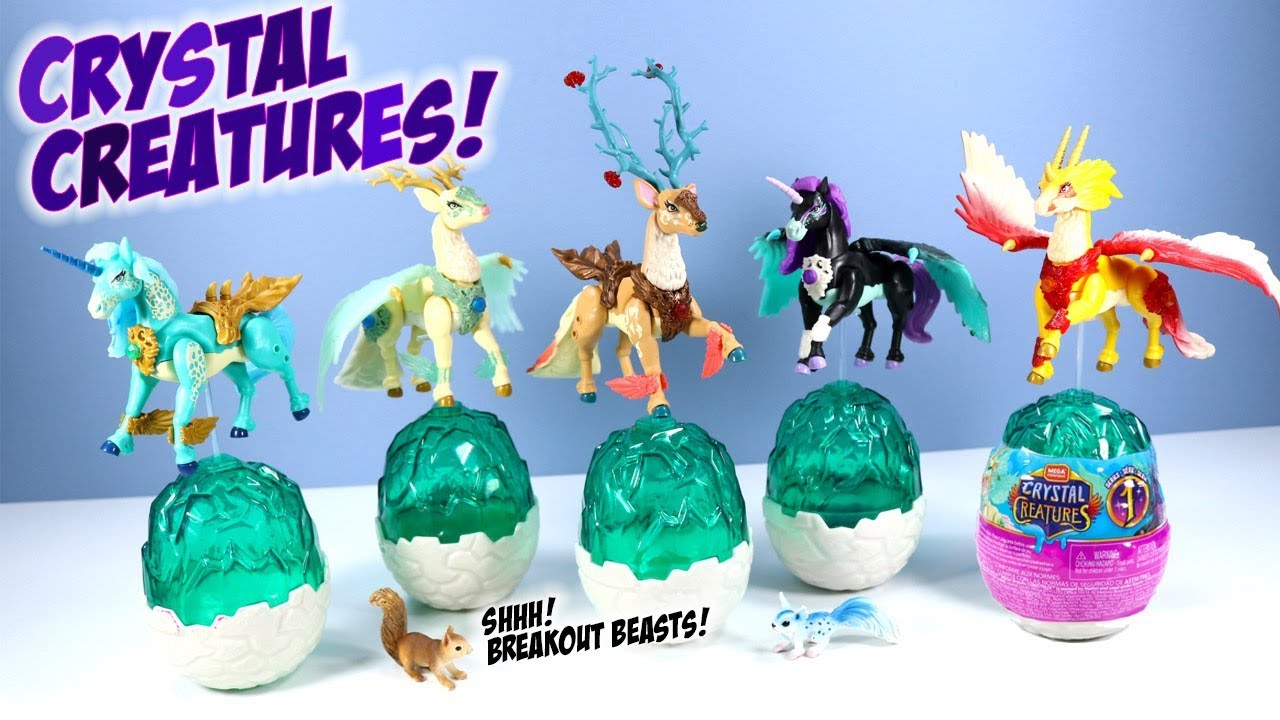 Crystal Creatures MEGA CONSTRUX Series 1 Toys Breakout Beasts