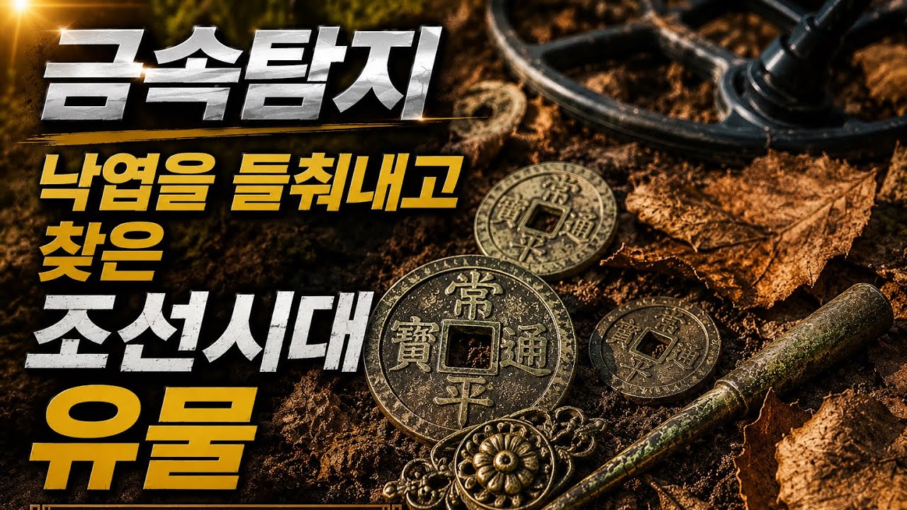 (금속탐지)낙엽을 들춰내고 찾아낸 조선시대 유물