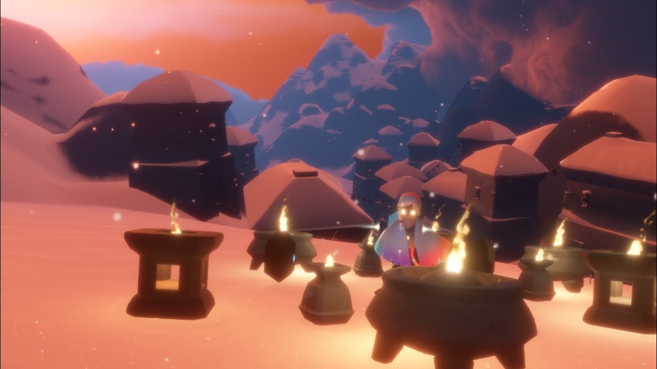 sky: Children of The Light game play - Winged Light and candle gathering from Valley