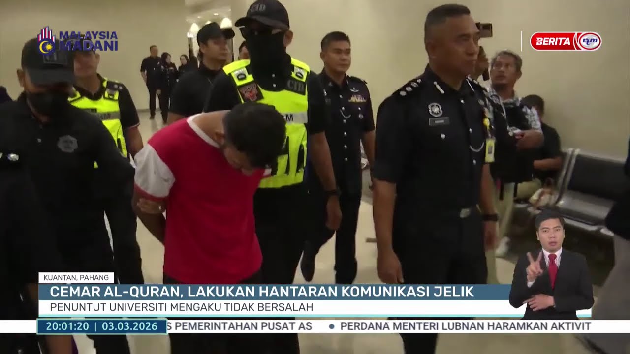 3.3-BP-CEMAR AL-QURAN, LAKUKAN HANTARAN KOMUNIKASI JELAK: PENUNTUT UNIVERSITI MENGAKU TIDAK BERSALAH