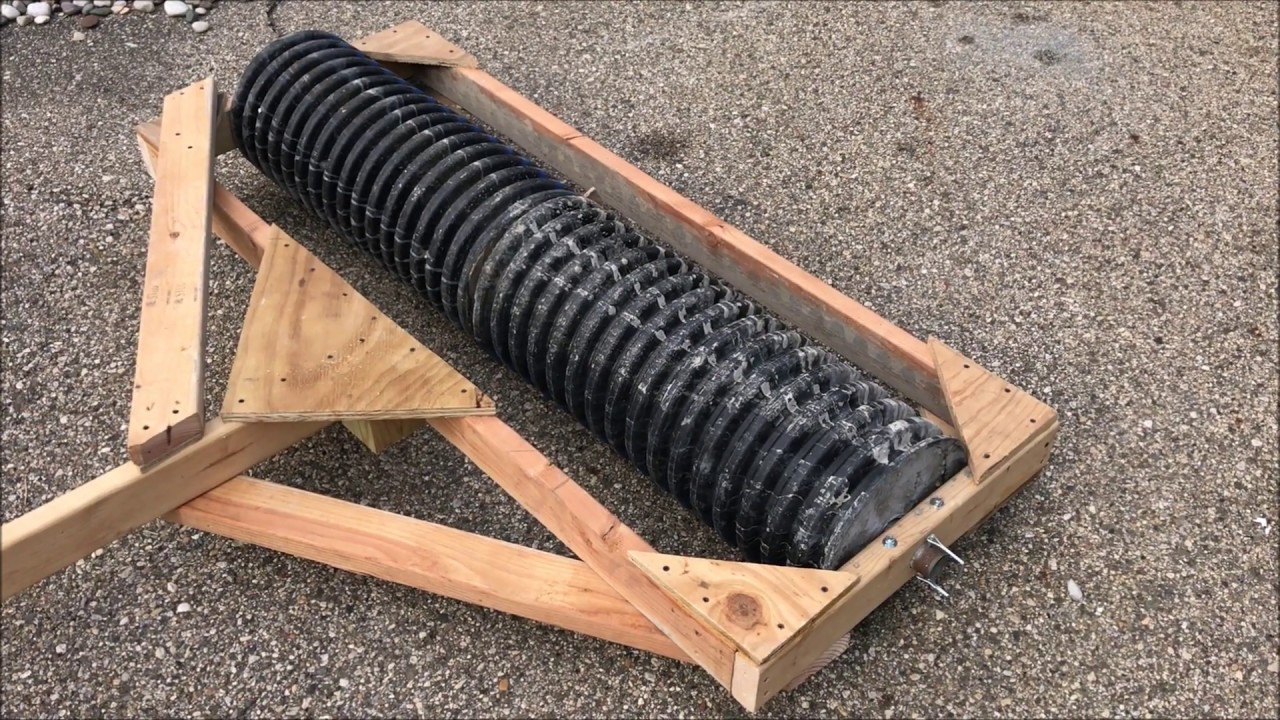 OldGuyDIY $100 Build DIY No Weld 500 lb Cultipacker 10