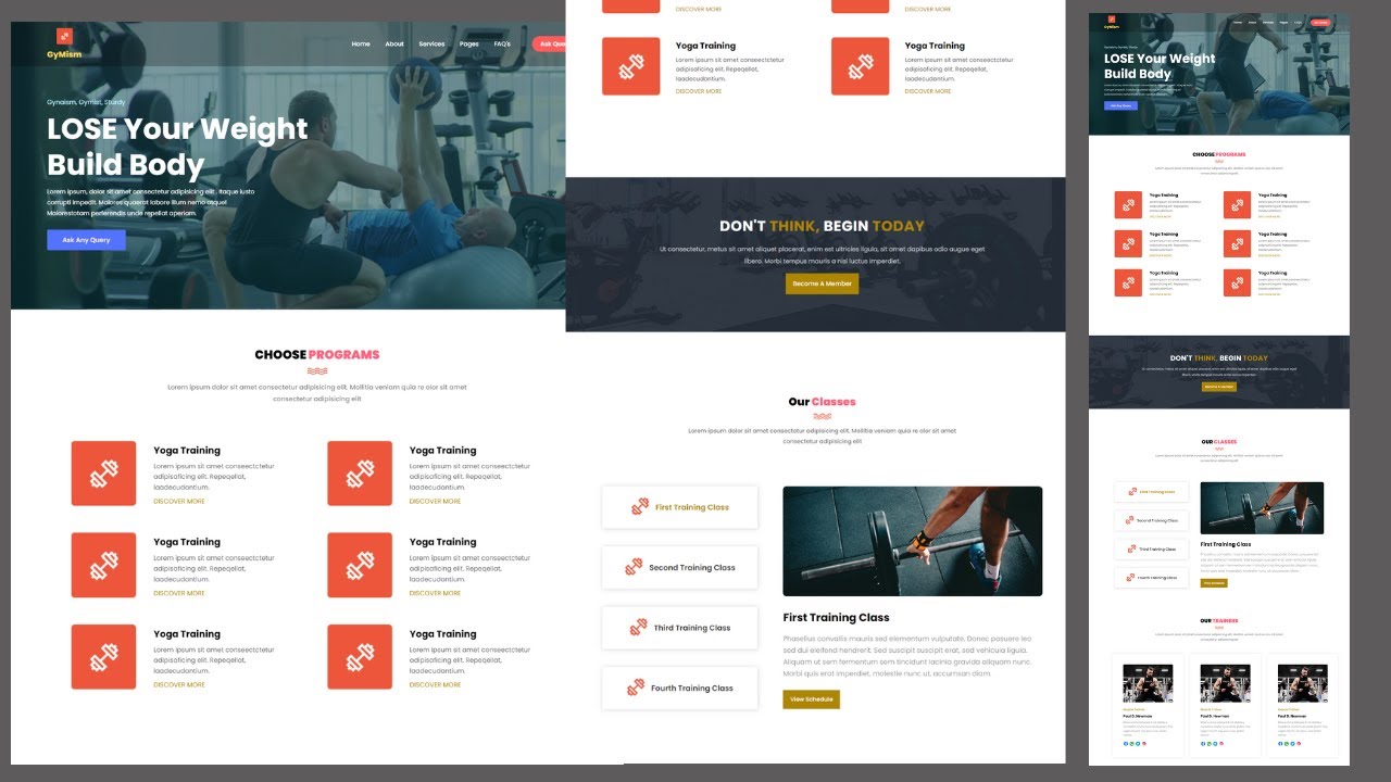 Make a Beautiful Responsive Website Using  HTML/CSS - Professional Website