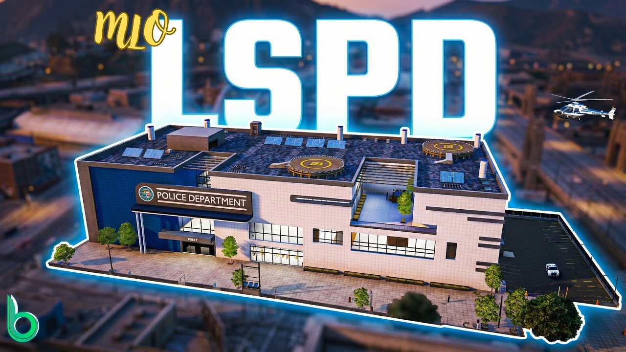 Bettr Police Department MLO for FiveM | Cells, Evidence, Armory, Interrogation & More