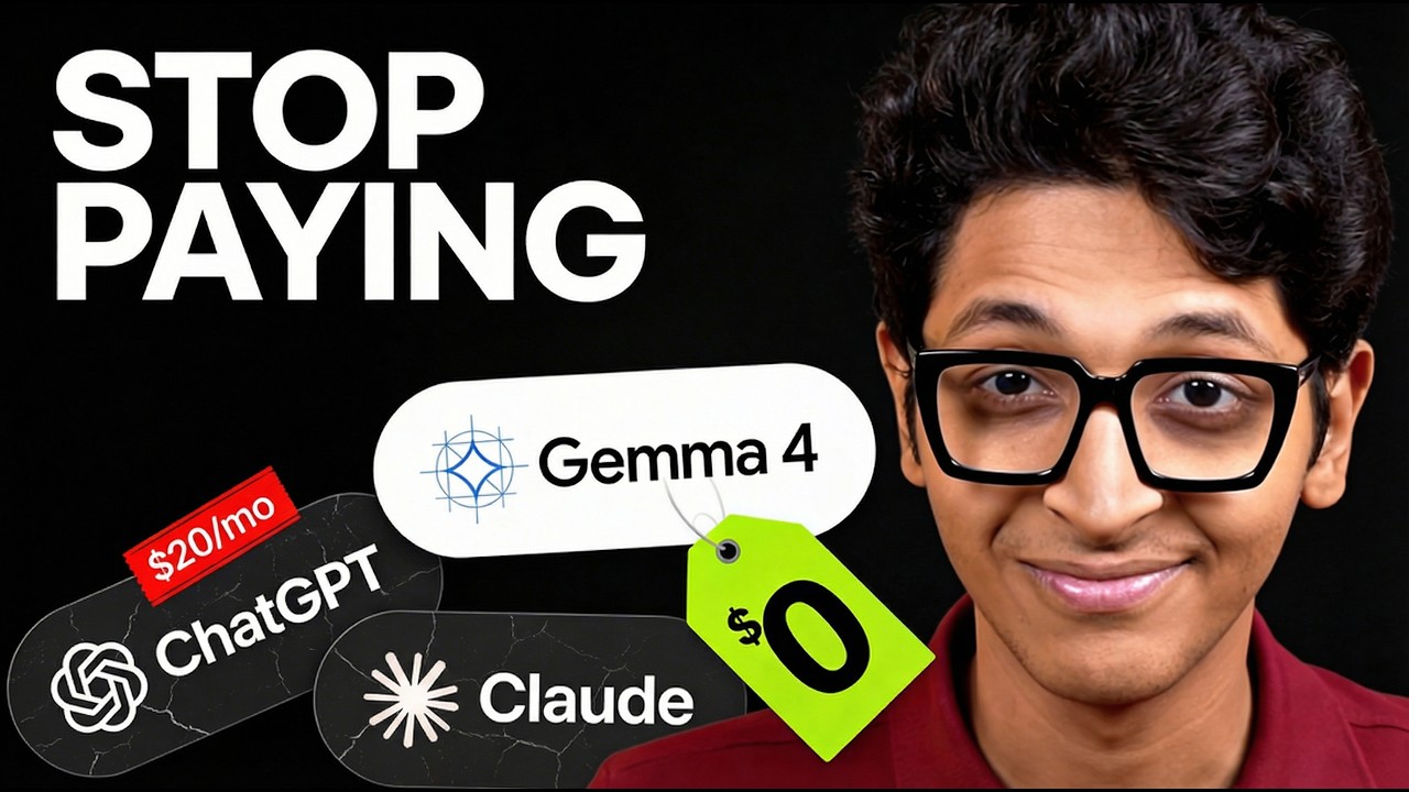 Этот бесплатный инструмент на основе ИИ превзошёл Claude и ChatGPT! Поищите в Google Gemma 4