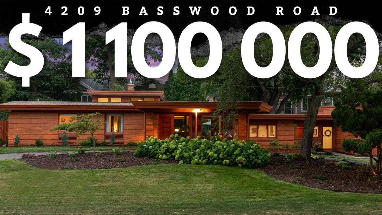 Architect Designed Twin Cities Mid Century MASTERPIECE | Prairie Style Mid Century Home in Minnesota