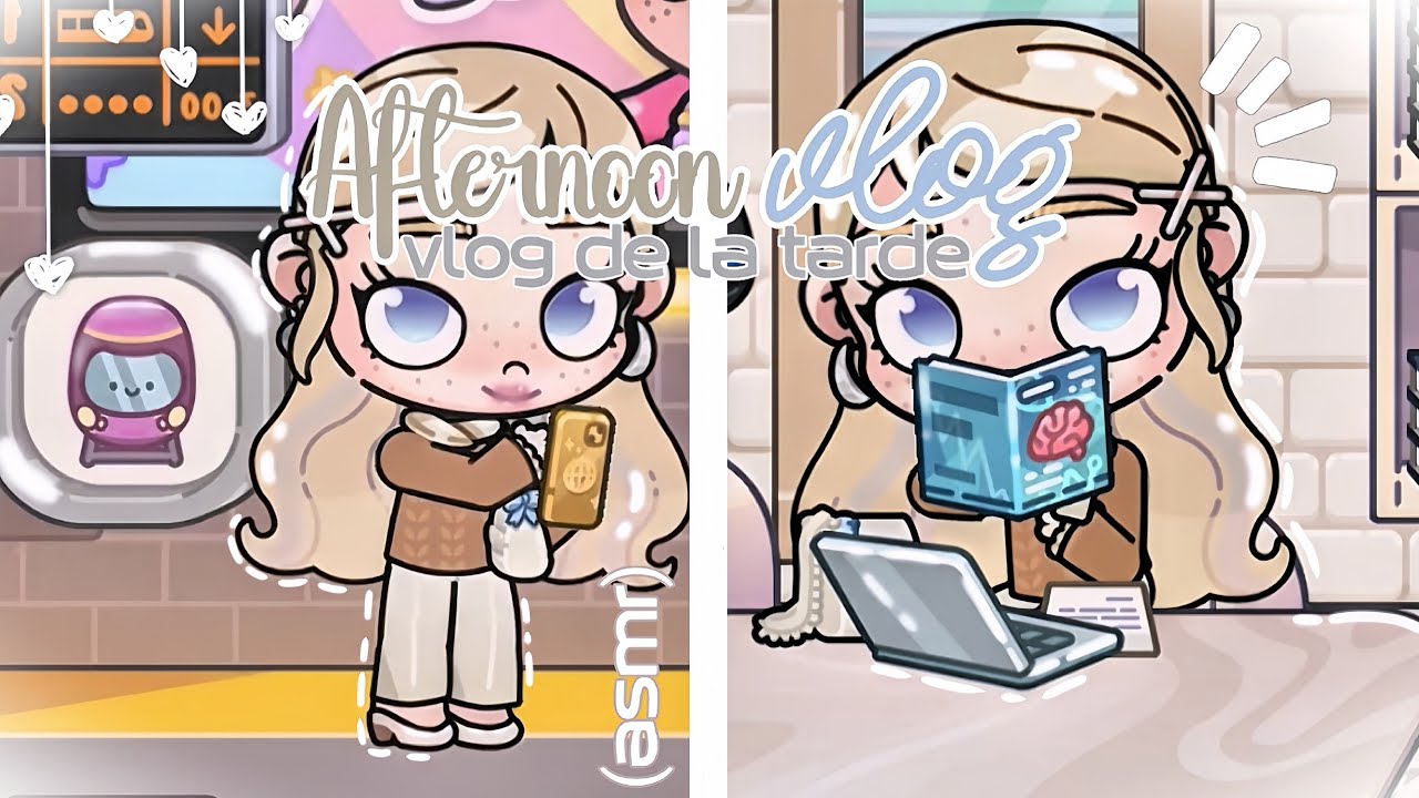 🌤️Мой дневной мини-блог 📚🍂 ||ASMR EDITION|| 🎮 AVAROLEPLAY 🫧