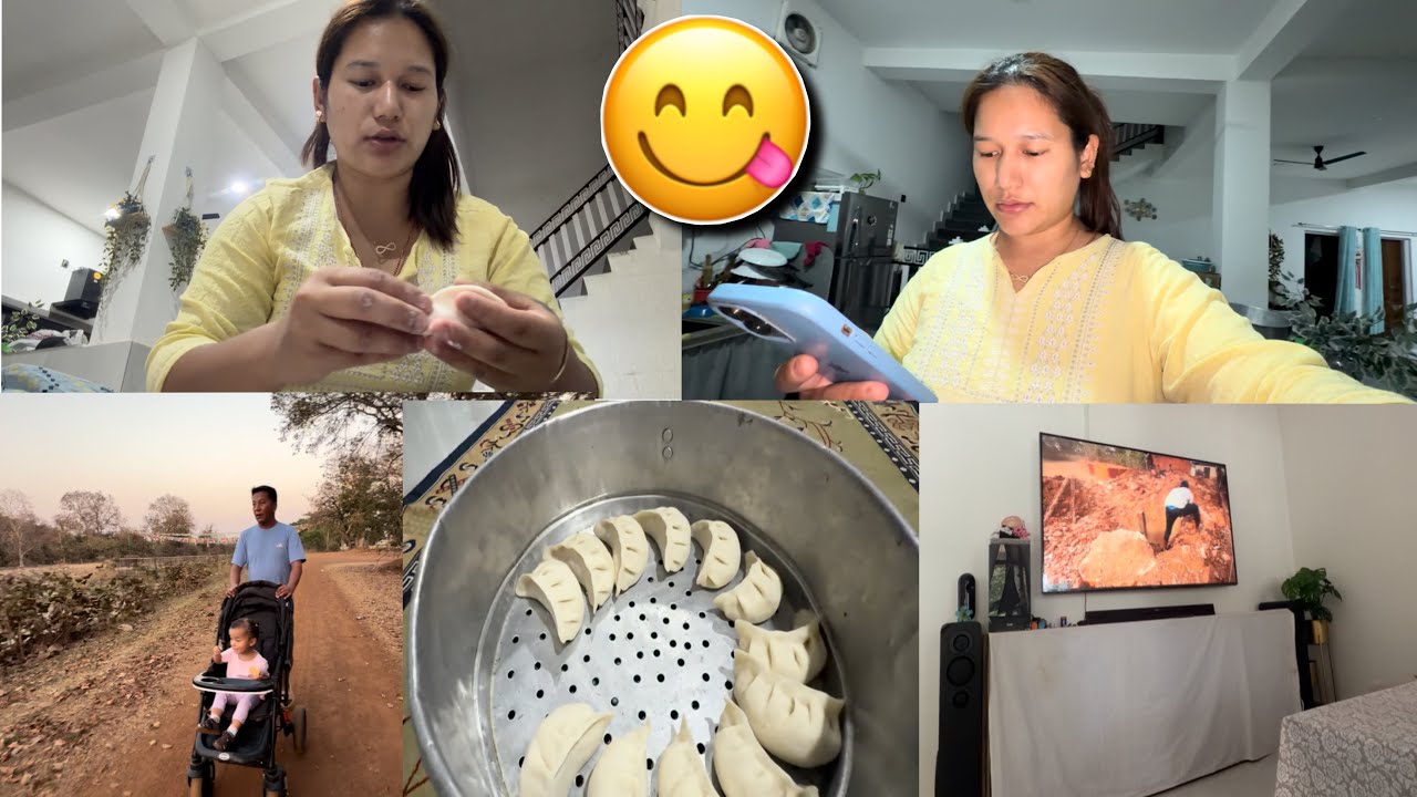 Getting refresh by watching our old videos 🥰🫶|| making momo 🥟 after long time 😋