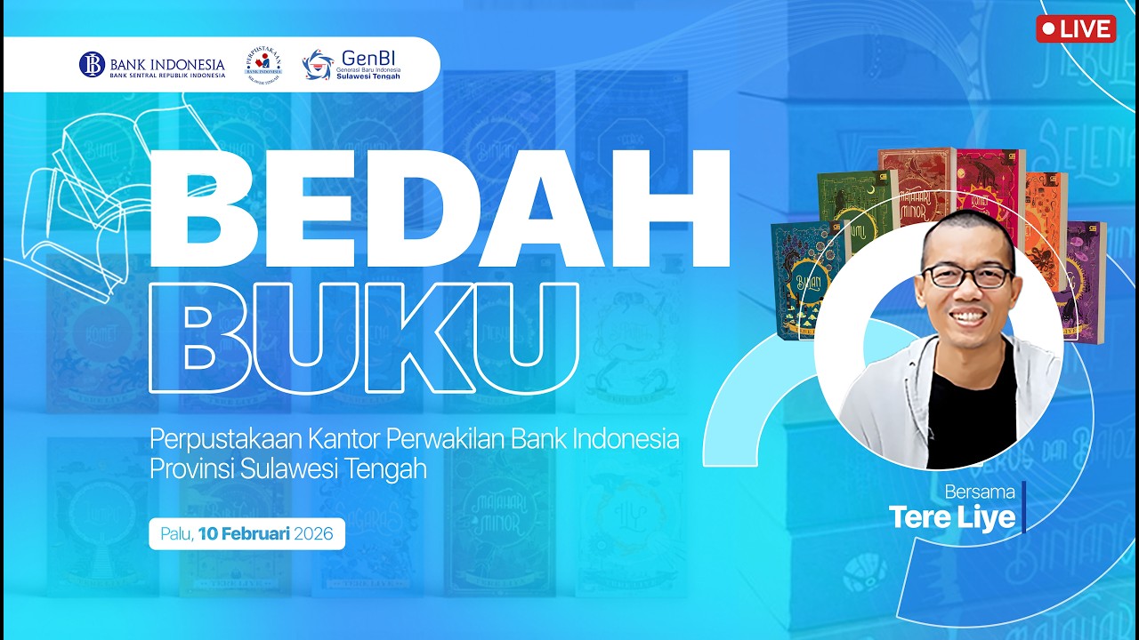 Beda Buku Populer Bersama Tere Liye - Bank Indonesia Provinsi Sulawesi Tengah
