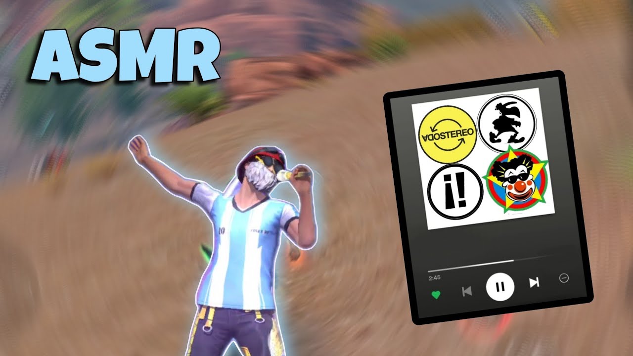 ASMR free fire| cantando canciones argentinas 🇦🇷🎵