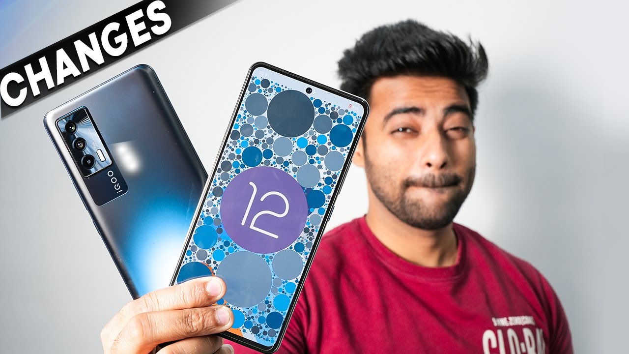 Changes in iQOO 7 after Android 12 update !!