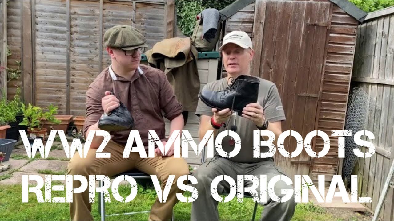 Civies to Monty's Men: WW2 Ammo Boots - Repro vs Original