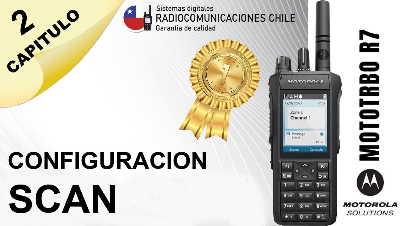 RADIO PORTATIL MOTOROLA MOTOTRBO R7  - Programación SCAN - Bien Explicado - Full HD    💎Parte 2